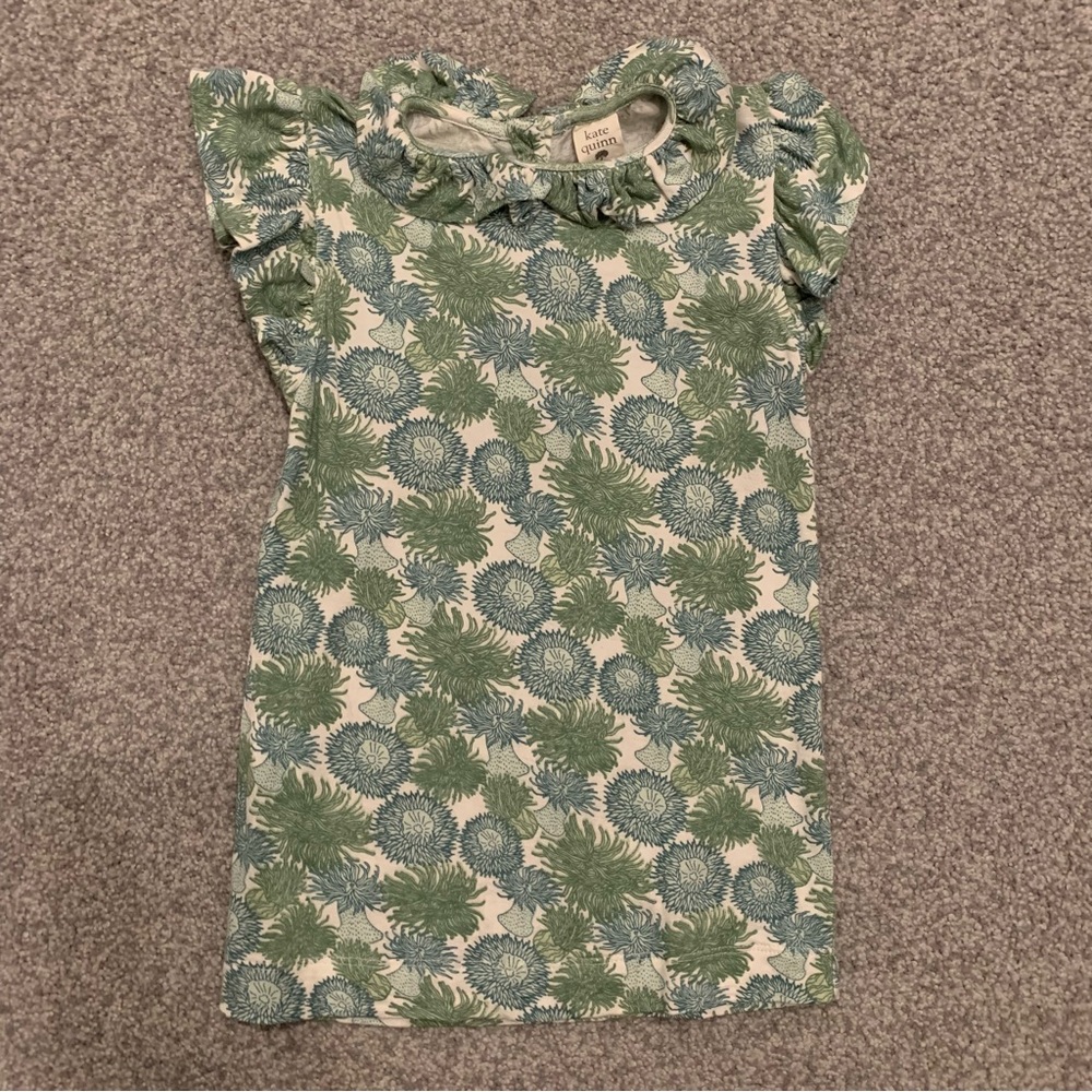 Kate Quinn green anemone top
